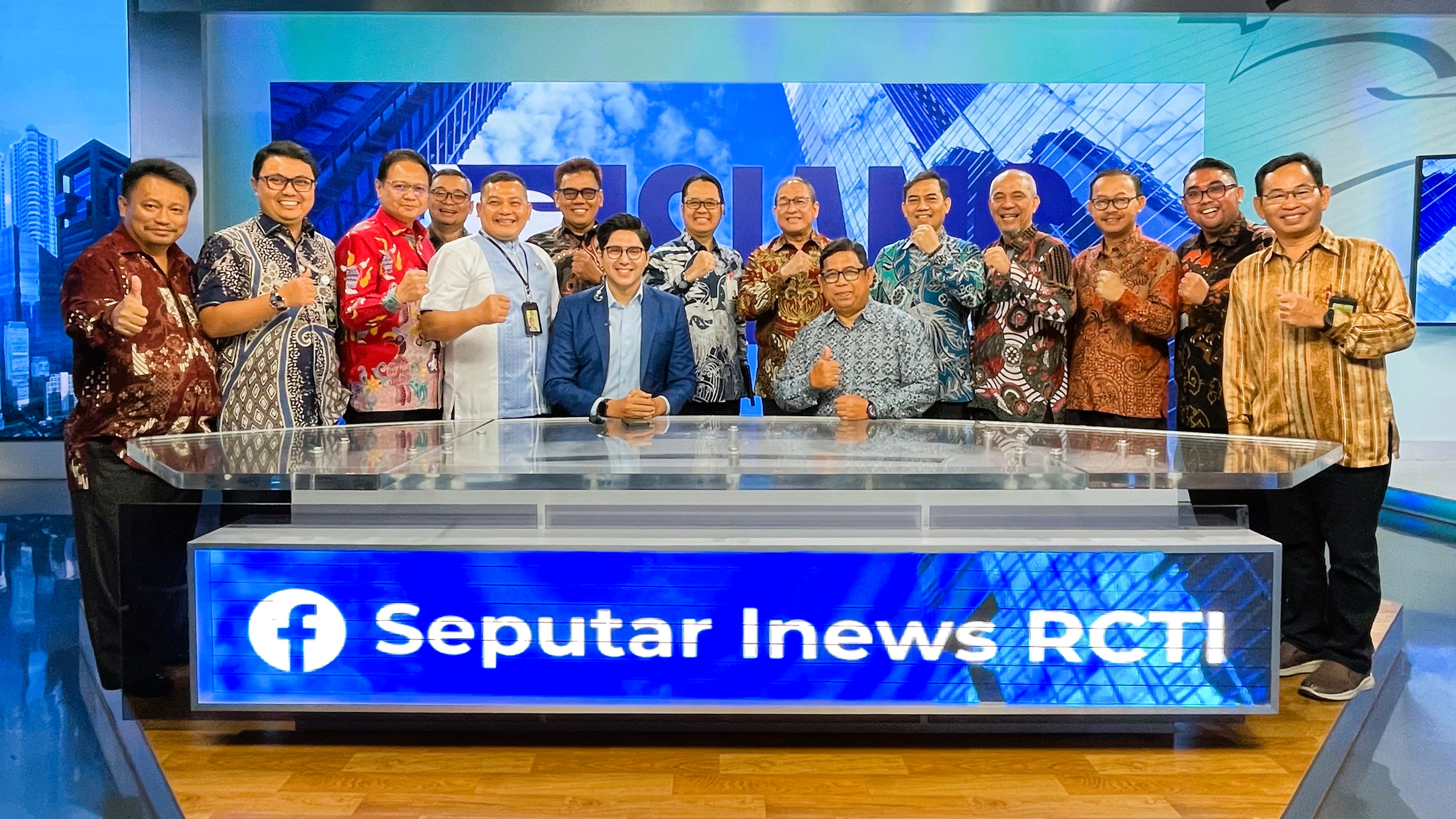 Office Tour Anggota Aspenda di Studio Seputar iNews RCTI